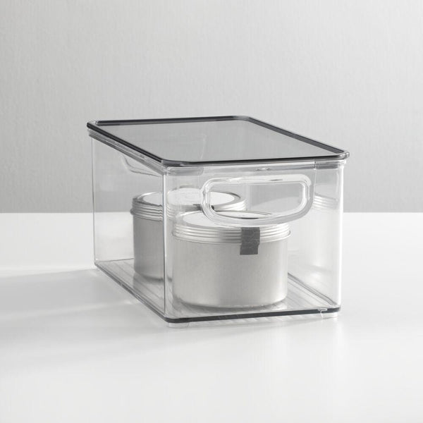 Plastic bin with lid - Noella