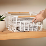 Metal storage basket - Anne