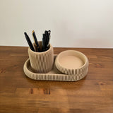 Versatile stackable round tray - Maddy