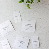 Square labels - Pantry