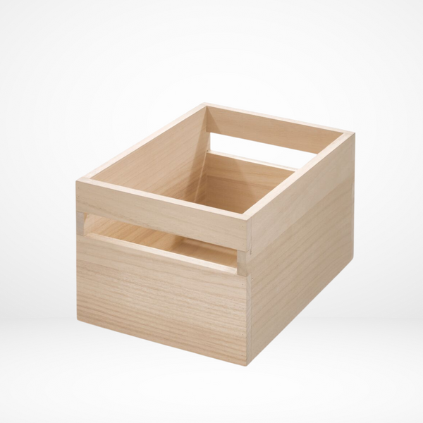 Recycled wooden bin - Jacinthe