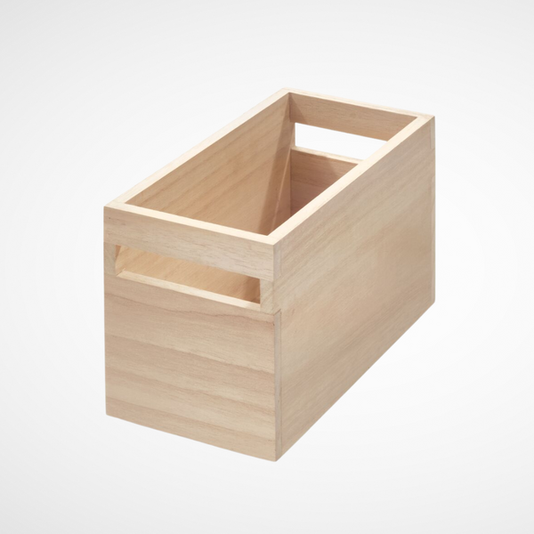 Recycled wooden bin - Jacinthe